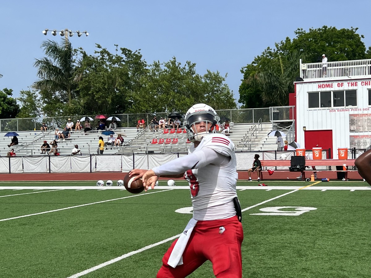 Dylan Rizk Quarterback Fort Lauderdale (Fla.) Cardinal Gibbons - 2023